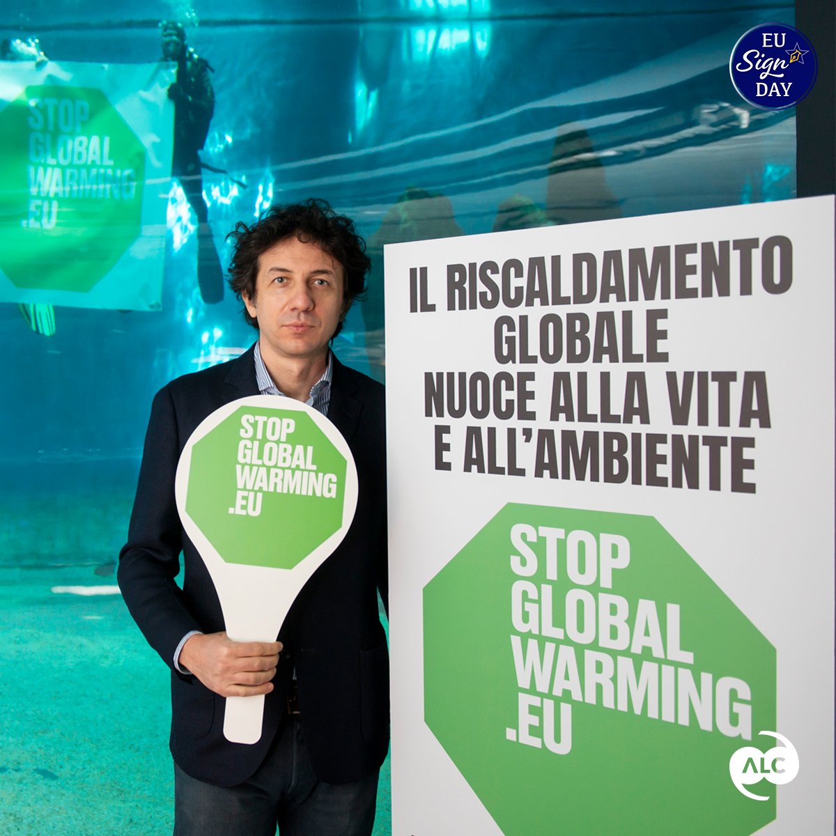 Oggi è la #FestaDellEuropa e con @ass_coscioni vi vogliamo invitare a festeggiare nel miglior modo, firmando le Iniziative dei Cittadini Europei, come @stopglobalwarming, promossa da noi, @marcocappato e @theeumans su eusignday.eu #EuSignDay #SignNow #TheFutureIsYours