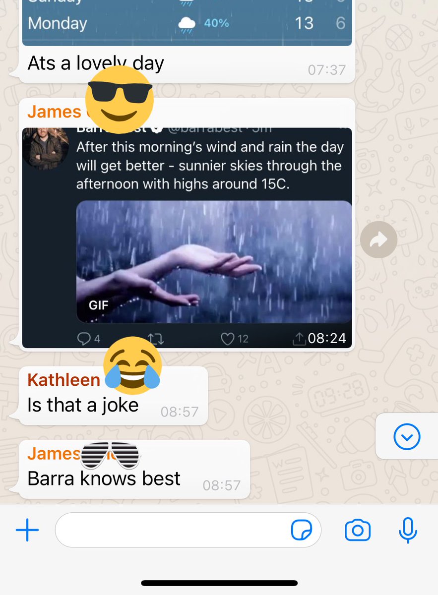 grievefra's tweet photo. @barrabest was the talk of the family group chat today 😆 https://t.co/pj7q6oJVcE