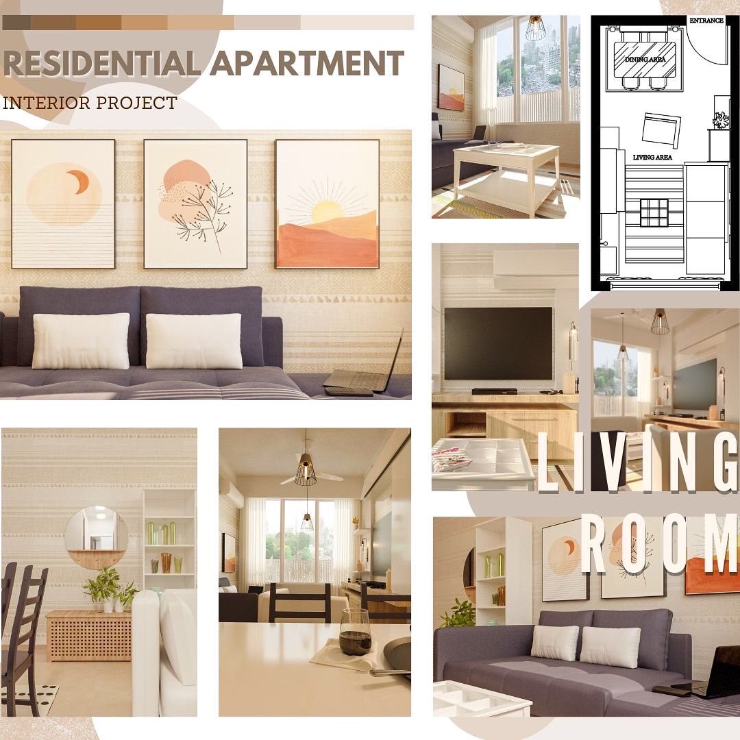 Apartment design! ✨ #artwork #interiordesign #neutralmood #modernart #3dsMax