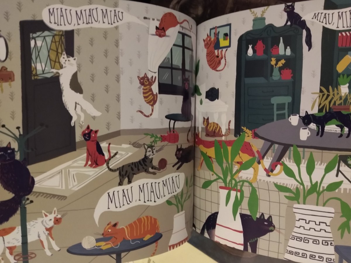 #Recomendado del día 🐈🎶 El rap de los gatos de <a href="/PQEViernes/">Pensé que era viernes</a>, el dúo musical de <a href="/MairalPedro/">Pedro Mairal</a> y <a href="/RafaOtegui/">Rafa Otegui</a> editado por #EditorialRalenti
🔵 Edad sugerida: A partir de 3 años
🔵 Ilustraciones de <a href="/PabloEliasIlus/">Pablo Elías Ilustra</a>
🔵 Con código QR para escuchar la canción
¡Compralo en el link de bio!