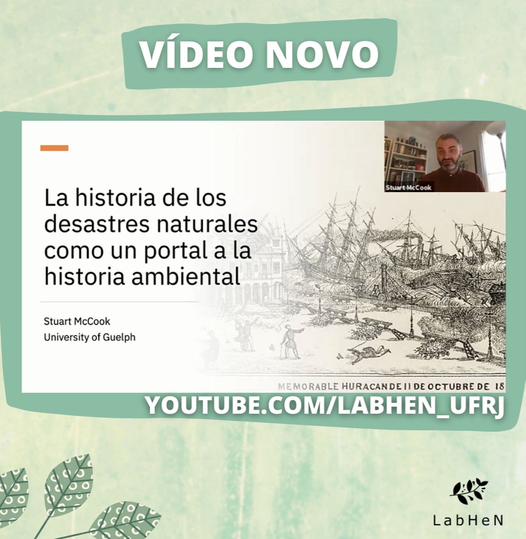 Laboratório História e Natureza LabHeN UFRJ (@labhen_ufrj) on Twitter photo A excelente apresentação do professor Stuart McCook realizada no quinto encontro deste semestre está disponível! Confiram!
youtu.be/CwHWJ66pnmY A excelente apresentação do professor Stuart McCook realizada no quinto encontro deste semestre está disponível! Confiram!
youtu.be/CwHWJ66pnmY