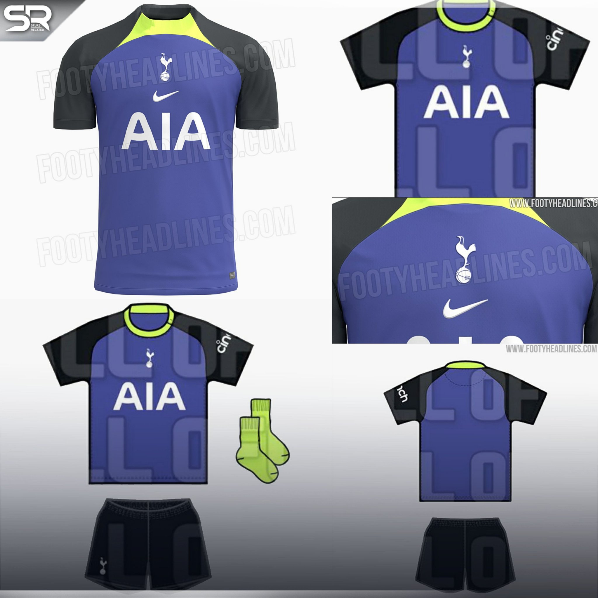 Leaked' Tottenham kit: Huge and garish HP logo defiles away jersey, Football