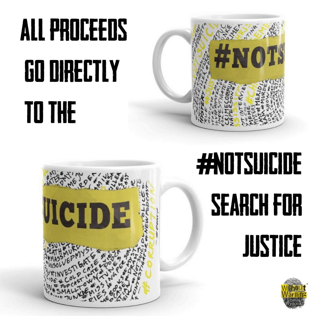 scrappymomPI's tweet photo. Support our search for justice. 

Link in bio.

#pi #notsuicide #justice #murder #mug #merch #pimerch #withoutwarning #withoutwarningpi #searchforjustice #crowdsourcejustice #victimsdeservejustice https://t.co/dz6QSBNFwi