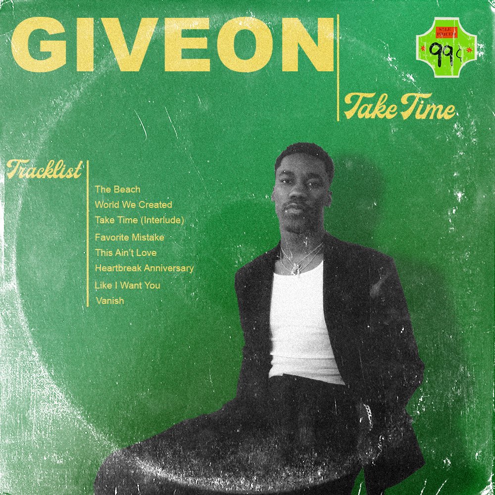 rapruesigns's tweet photo. Vintage look on Giveon Take Time @giveon #giveon #taketime #heartbreakanniversary https://t.co/ImvF2hpIEV