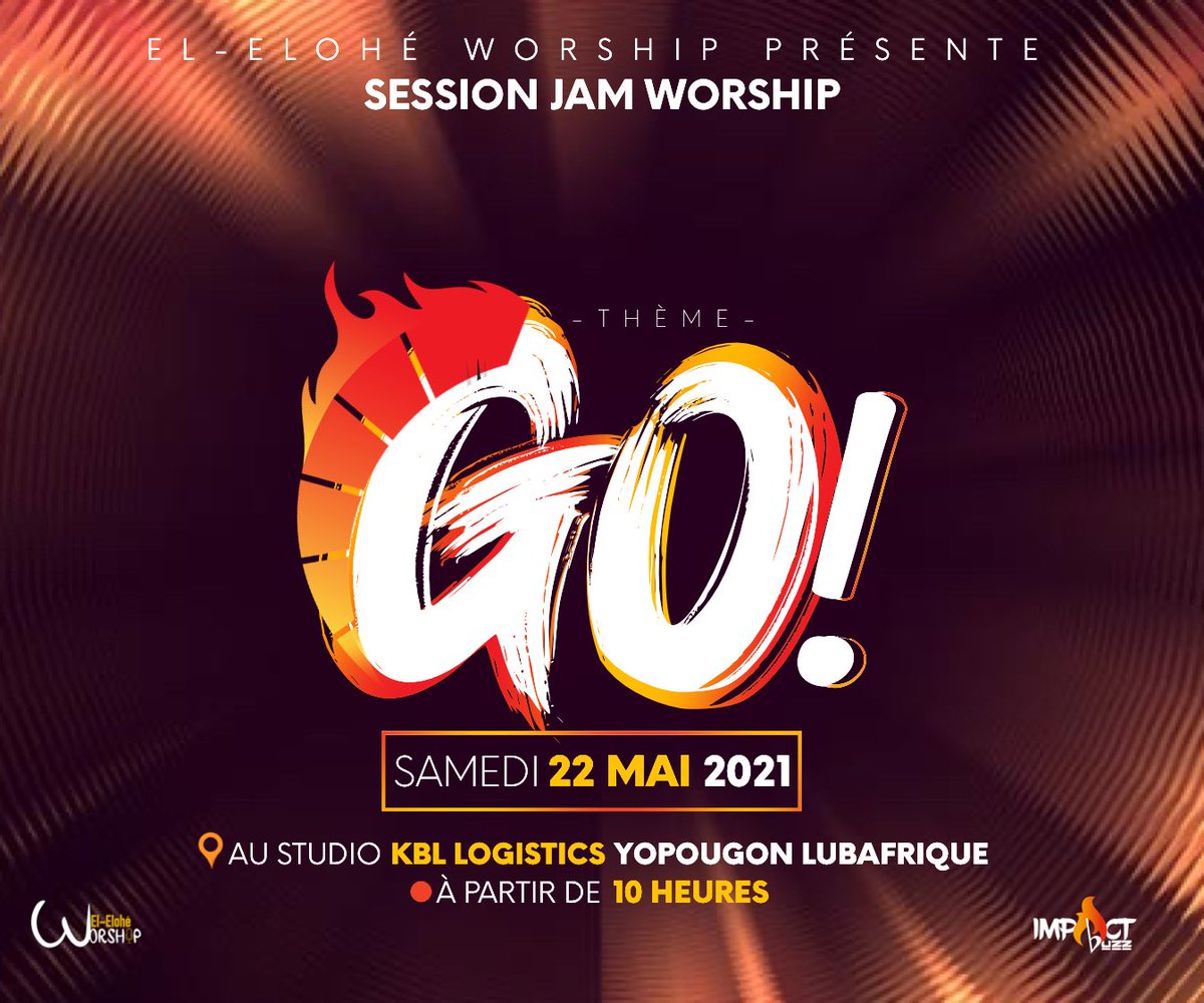 impact_buzz's tweet photo. ::: Good News :::🔥
SESSION JAM WORSHIP by @el_worship ce samedi 22 Mai 2021 10H
Entrée libre sur inscription via ce lien
https://t.co/V8VGQdG1Vr
Dans le strict respect des mesures barrières😷🙏🏽
#SJW #byElElohéWorship #Sam22Mai2021 #impactbuzz #Yopougon #abidjan #WorshipSession https://t.co/2pf56MZTp3