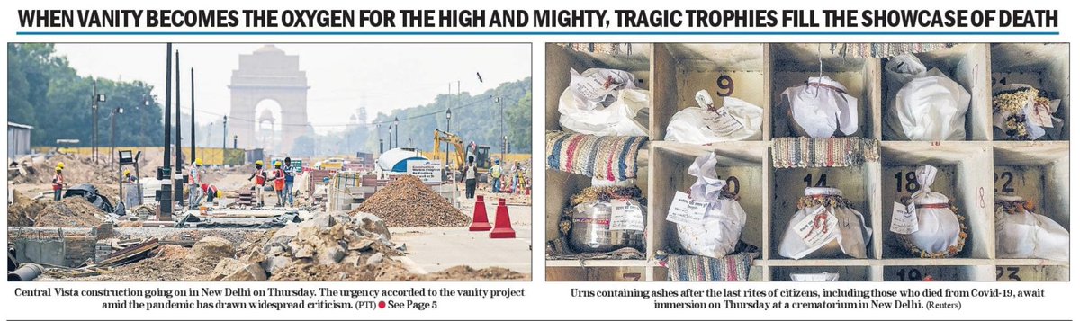 Delhi's official picnic place was/is India gate. Families would go to enjoy ice creams, picnics. Even schools took children to picnic at India gate. Trust there are millions of memories there. This feels like a breakup
The scene is worst in real 😔 #CentralVistaProject