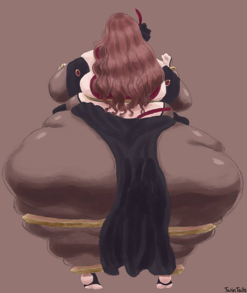 OperaticObesity's tweet image. “Well, here I am! Honestly, I’m still adjusting to the extra bulk and all, but I’ll try my best to keep useful as a dancer! These hips can still motivate people to keep fighting, wouldn’t you say so?”