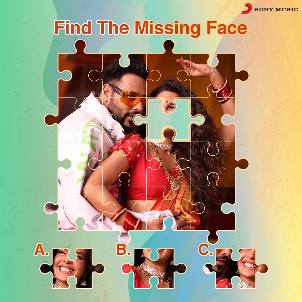 Sony Music North (@sonymusicnorth) on Twitter photo It's time to show how much you love <a href="/badboyshah/">sunil shah</a> and his songs! 🥳
Guess the missing piece and comment below. 💬
<a href="/Its_Badshah/">BADSHAH</a> <a href="/Asli_Jacqueline/">Jacqueline Fernandez</a>
#badshah #jacquelinefernandez #puzzle #mystery #gendaphool #missingpuzzle #punjabiartist #punjabisinger #sunday #sundayfunday It's time to show how much you love <a href="/badboyshah/">sunil shah</a> and his songs! 🥳
Guess the missing piece and comment below. 💬
<a href="/Its_Badshah/">BADSHAH</a> <a href="/Asli_Jacqueline/">Jacqueline Fernandez</a>
#badshah #jacquelinefernandez #puzzle #mystery #gendaphool #missingpuzzle #punjabiartist #punjabisinger #sunday #sundayfunday