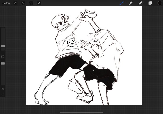bonus sketch of sechan play fighting after sehun absolutely abolished chanyeol at smash 