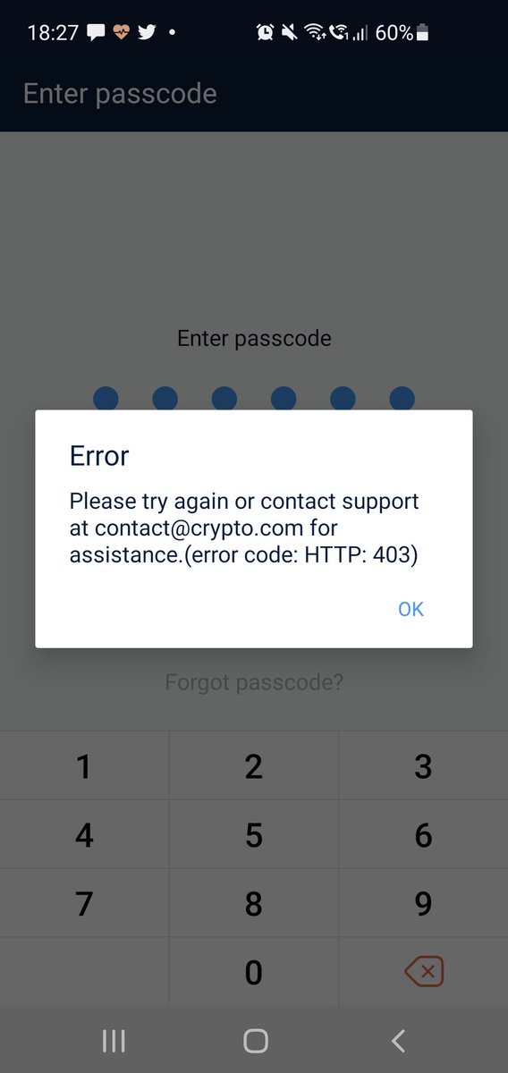 jonomason123's tweet photo. @cryptocom 99% of the time this bullshit https://t.co/lDPkLeUKhK