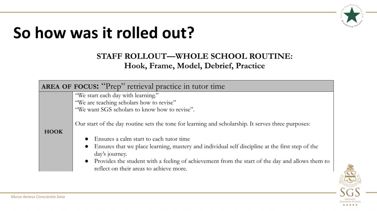 Work from  @MrMWilkinson on our “hook”: This we generated during some awesome awesome awesome training with  @Star_Inst,  @DixonsAcademies &  @UncommonSchools (but we still haven’t got to meet  @paul_bambrick yet - one day!)