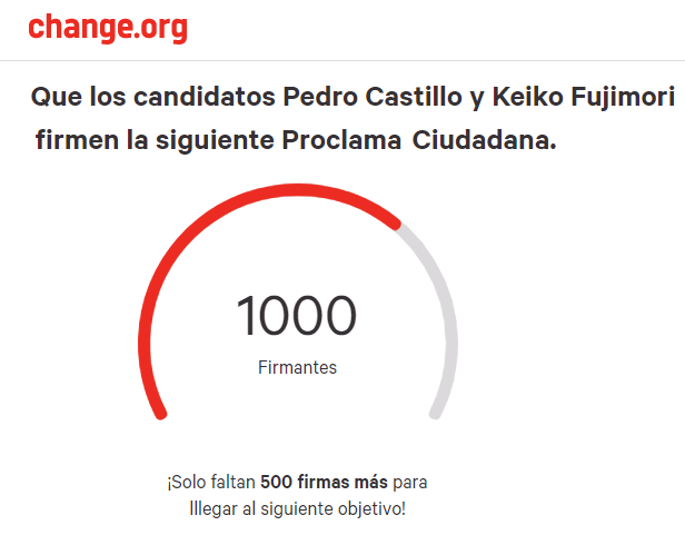 1,000 firmas en menos de 2 horas. Únete a la #ProclamaCiudadana 
change.org/ProclamaCiudad…