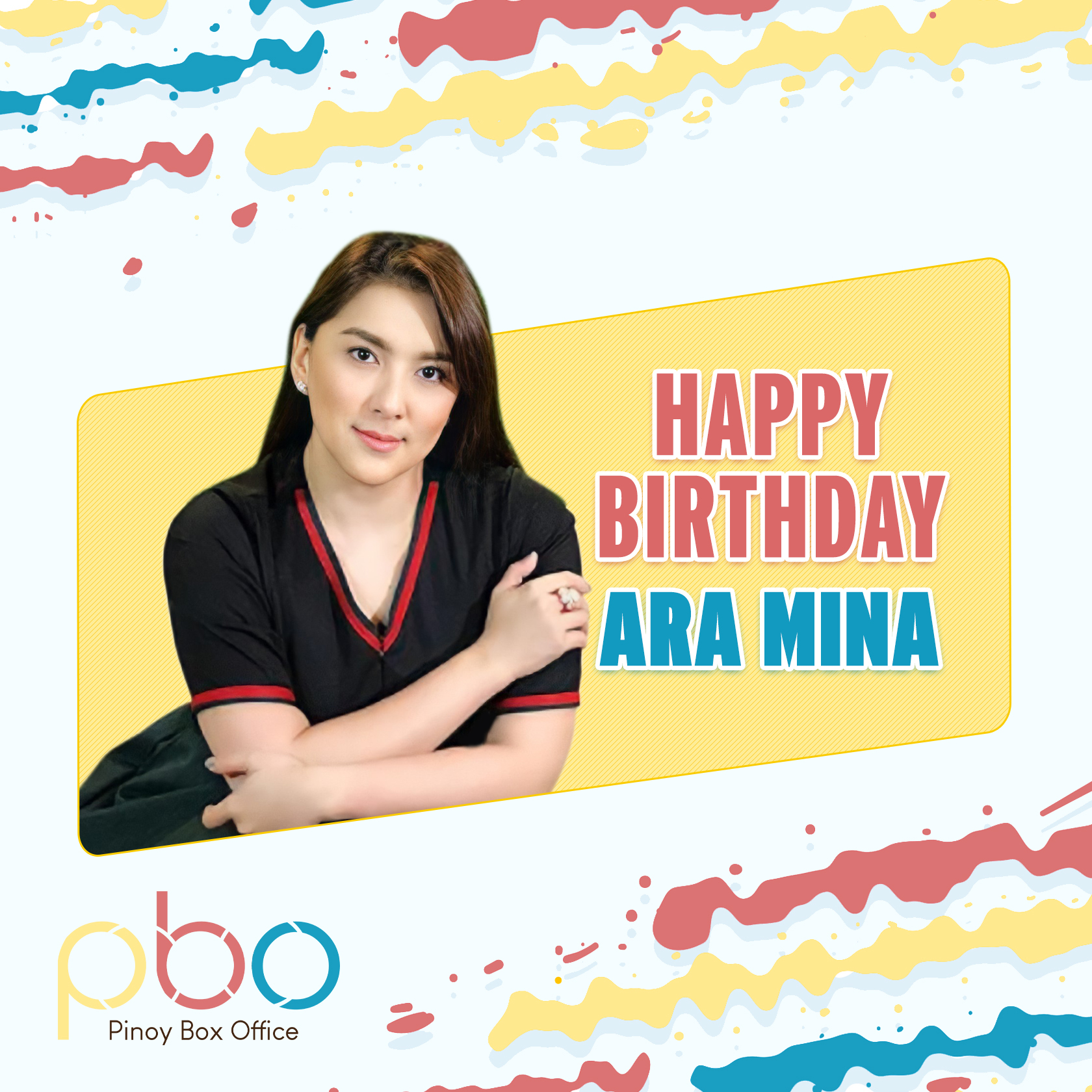Happy birthday, Ara Mina! May you live your days happily and with no worries! 