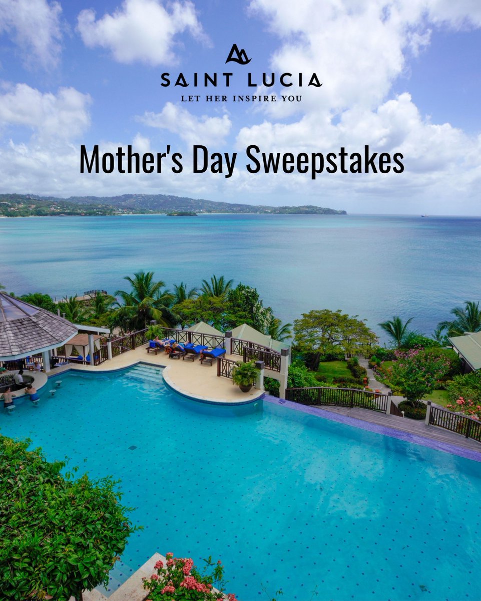 Travel_StLucia's tweet image. For #MothersDay, treat mom with a CHANCE TO WIN a getaway to the most beautiful island in the Caribbean, #SaintLucia. Enter to win:

🌴5 Days/4 Nights at @CalabashCove 
🥞Breakfast included
🧖‍♀️Spa Treatment

#Sweepstakes starts May 9th ENTER HERE: MothersDaySweepstakes.stlucia.org/140316