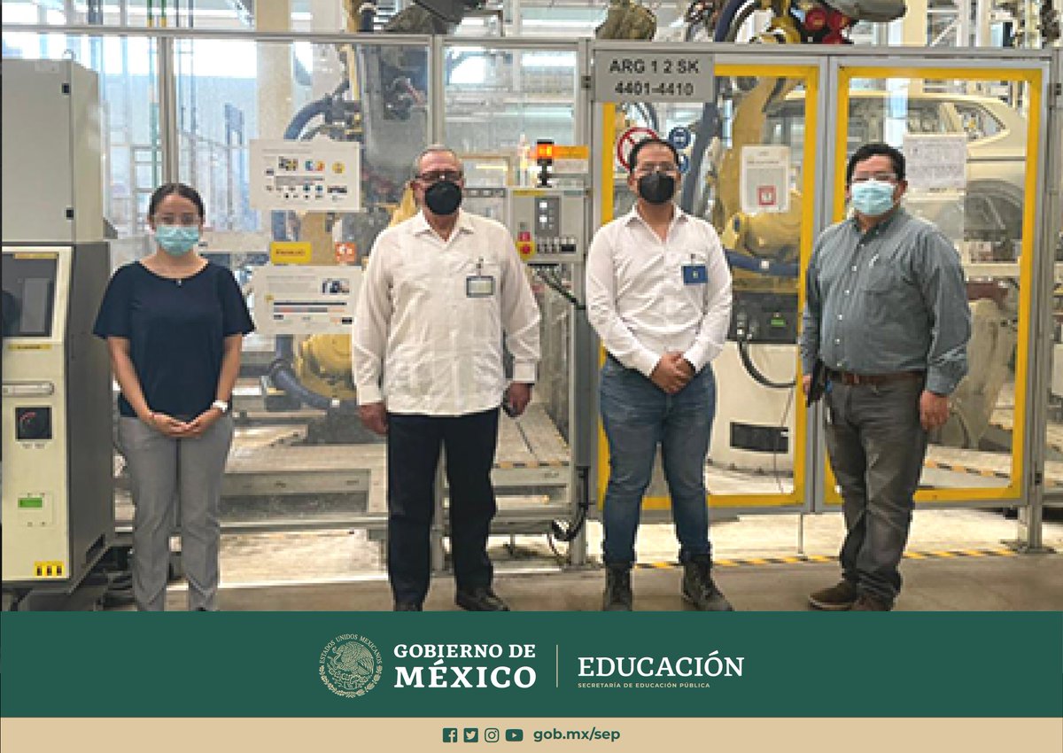 #SEP_Reconoce a estudiantes del <a href="/TecNM_MX/">TecNM</a>, campus #Puebla, por desarrollar una aplicación móvil de realidad aumentada y que fue electa por <a href="/Volkswagen_MX/">Volkswagen México</a> para el mantenimiento de sus robots en la nave N102.
 👉 bit.ly/3t2d7Cc