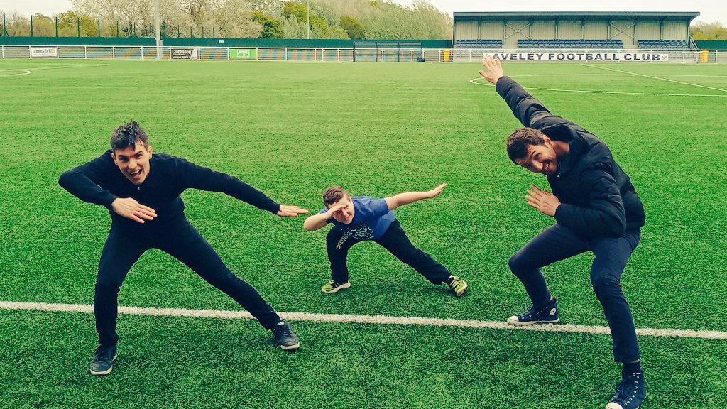 PaigeG0912's tweet image. Thank you for a great day letting my boy help you both. James kirtland and Scott @CurlySoccerAM @AveleyFC @MillerJohno