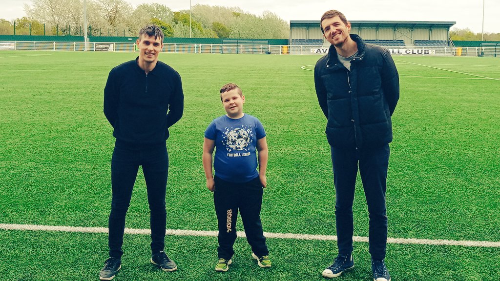 PaigeG0912's tweet image. Thank you for a great day letting my boy help you both. James kirtland and Scott @CurlySoccerAM @AveleyFC @MillerJohno