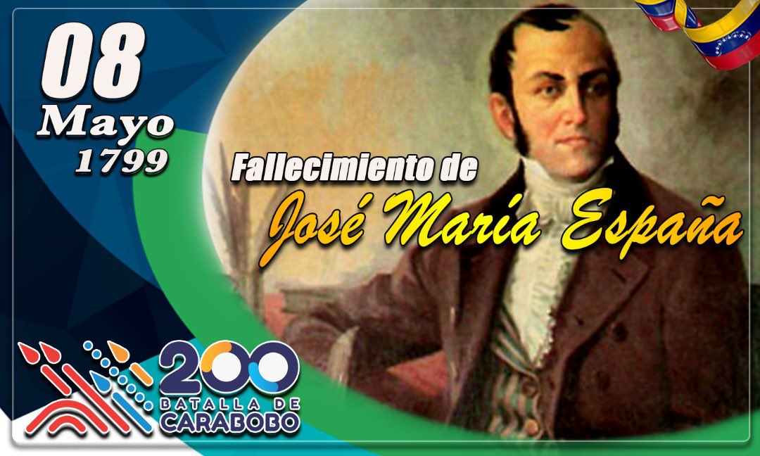 ¡HONOR! A José María España quien sacrificó su vida soñando con una República en que “la razón sea la que mande, y no la violencia; el amor quien haga obedecer, y no el temor; la fraternidad quien constituya la unión, y de ningún modo los manejos del egoísmo, y de la ambición.”