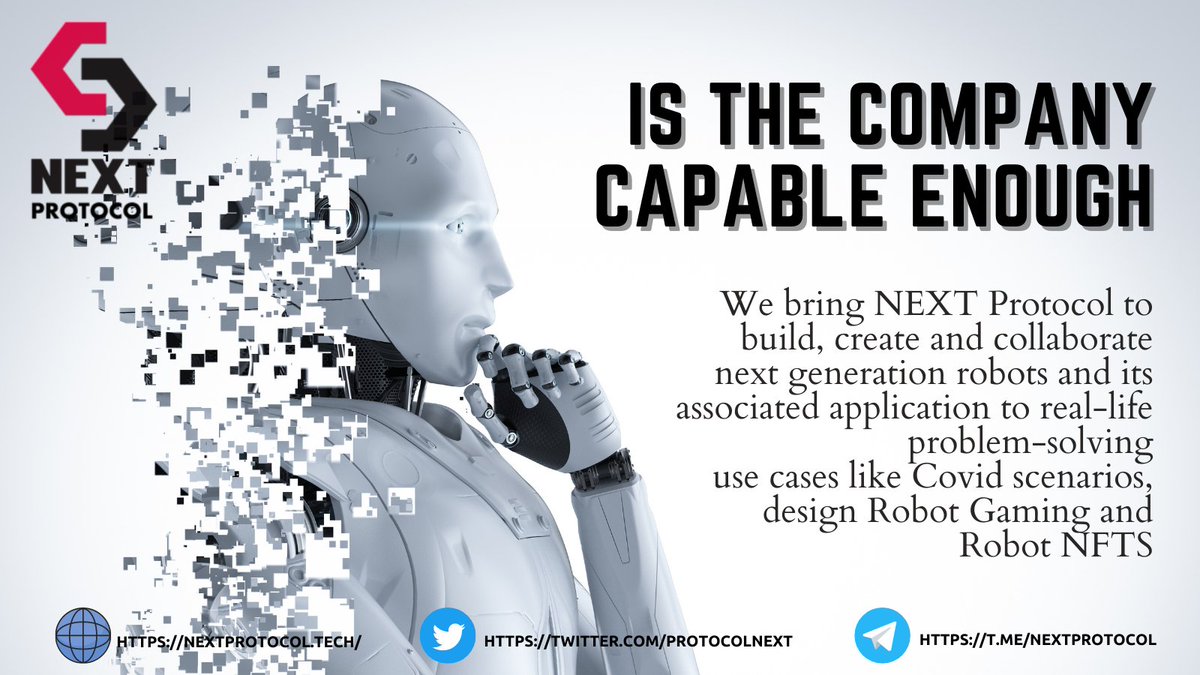 ProtocolNext's tweet image. Yeah! We can do that. 🦾

Read More: nextprotocol.tech
Join Us at: t.me/nextprotocol

#Greetibot #nextibot #robotokens #NextProtocol #TokenSale #deliveryBot #blockchain #steribot #Etehreum #AssetToken #Defi #DistributedLedger #carryibot