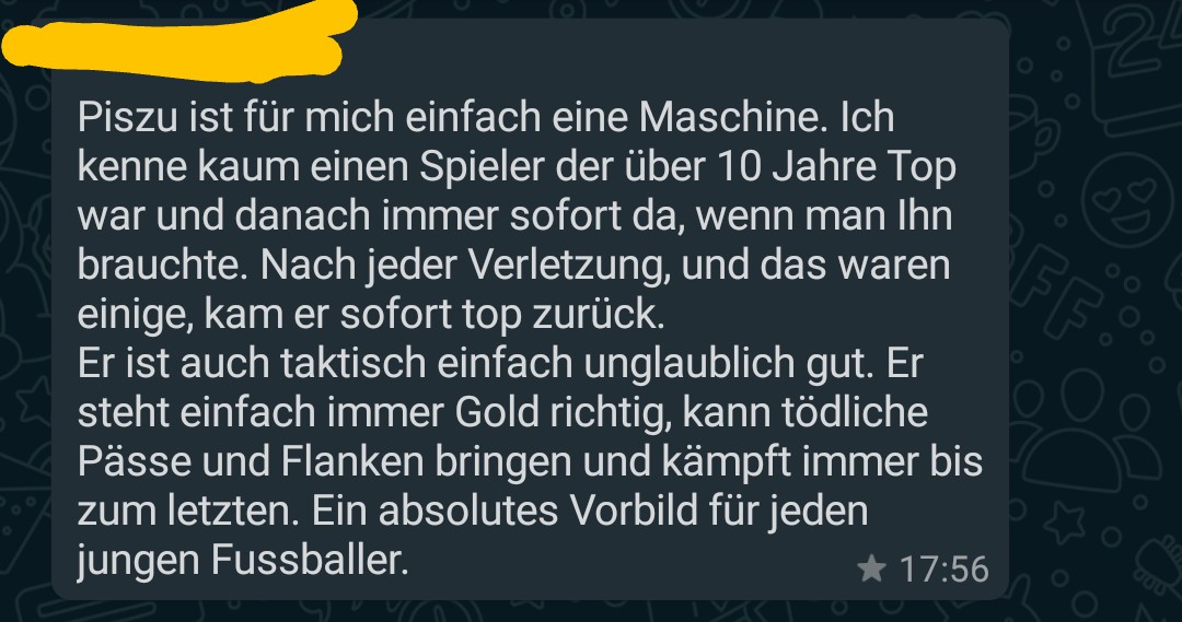 MrFettfinger's tweet image. Eine Ode an @piszczek_lp26. Heute im Gespräch mit dem hier schmerzlich vermissten ROCKetman, dem ich mit jedem Wort zustimme (Mit Erlaubnis hier geleakt):
#ROCKetmann #BVB #Piszczek