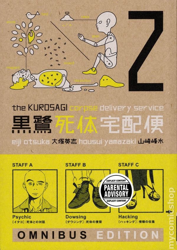 . @DarkHorseComics has several horror manga titles that could use more love to maybe accelerate their continued release in English, like Kurosagi Corpse Delivery Service.  https://www.darkhorse.com/Books/27-807/The-Kurosagi-Corpse-Delivery-Service-Omnibus-Edition-Book-Four-TPB