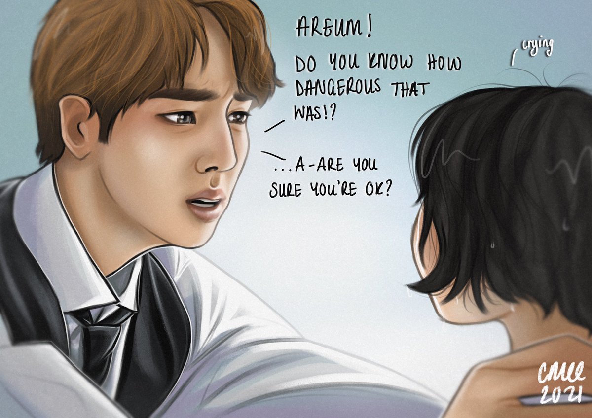 cmeeart_twt's tweet photo. *do you know how worried I was?*

Plain below.
This scene makes me want to weep it’s so beautiful. Put this man in a drama pleeaaasseeee!!
#BTSWORLD #BU #JIN #fanart #btsfanart https://t.co/xH5DUb0T5A