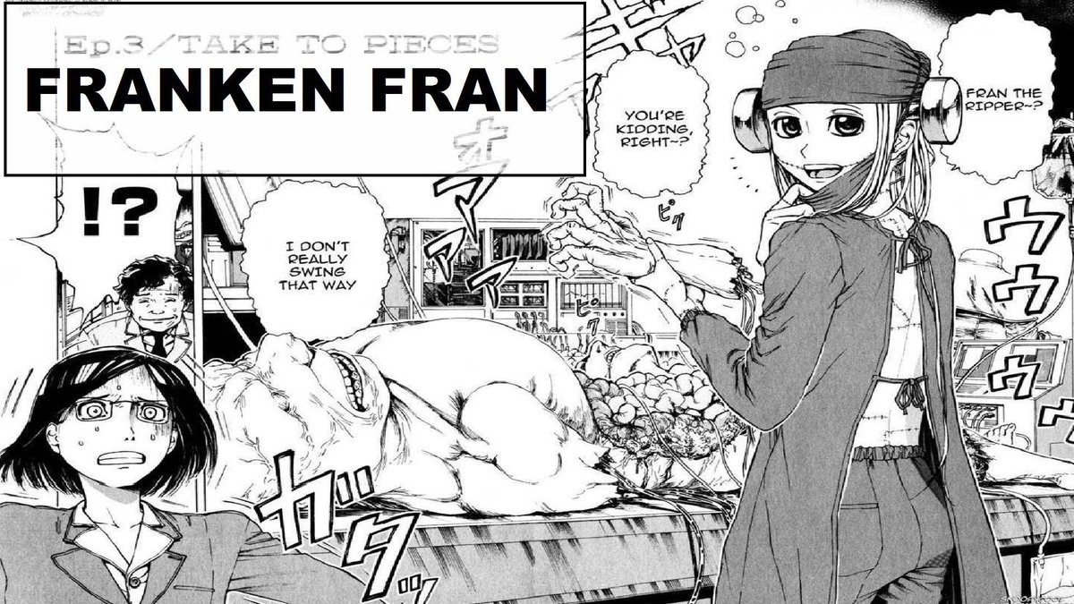 Another horror manga we’ve mentioned on  @mangasplaining that we might feature someday is Franken Fran by Katsuhisa Kigutsu fr  @gomanga |  https://sevenseasentertainment.com/series/franken-fran/