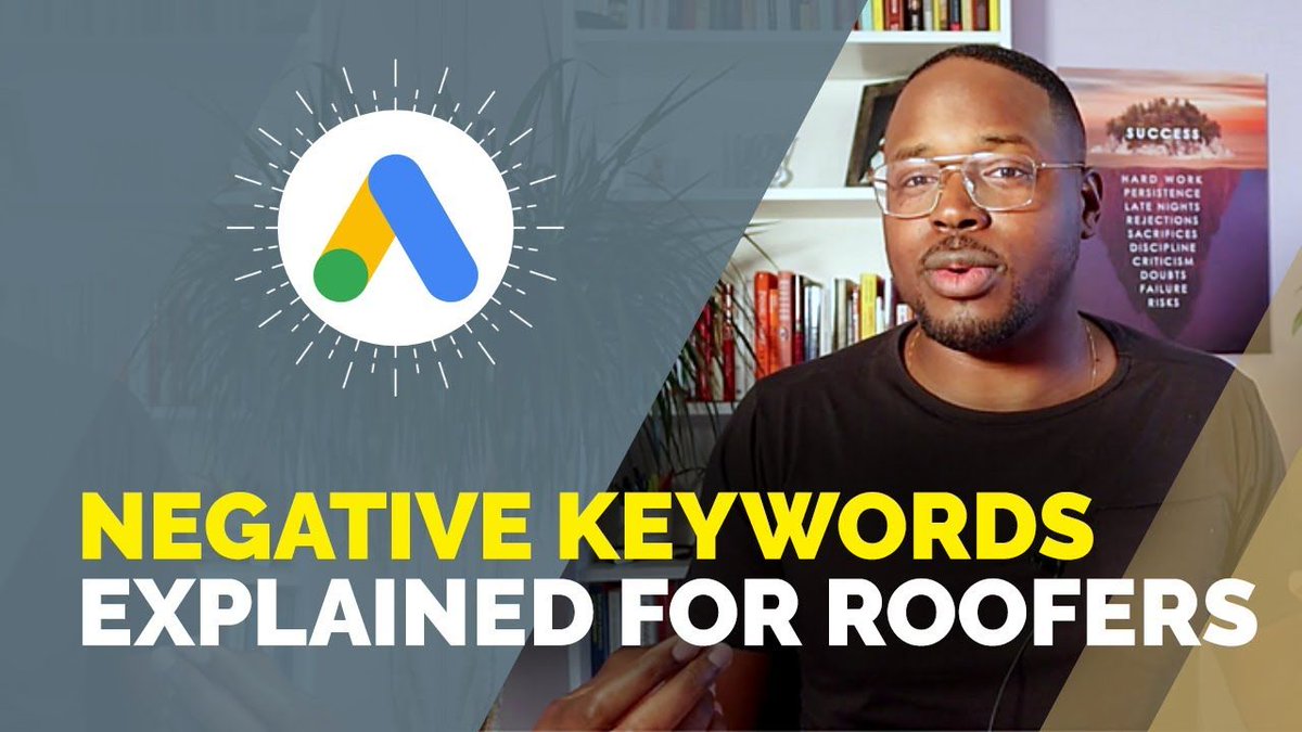 MatsMoy's tweet image. Why is a #negativekeyword list so important? Well, besides saving money, this will also help your overall #roofingads account to be in good standings with Google. 👌🏾

Find out how to up your ads game here: youtu.be/cpoy8uIHKys