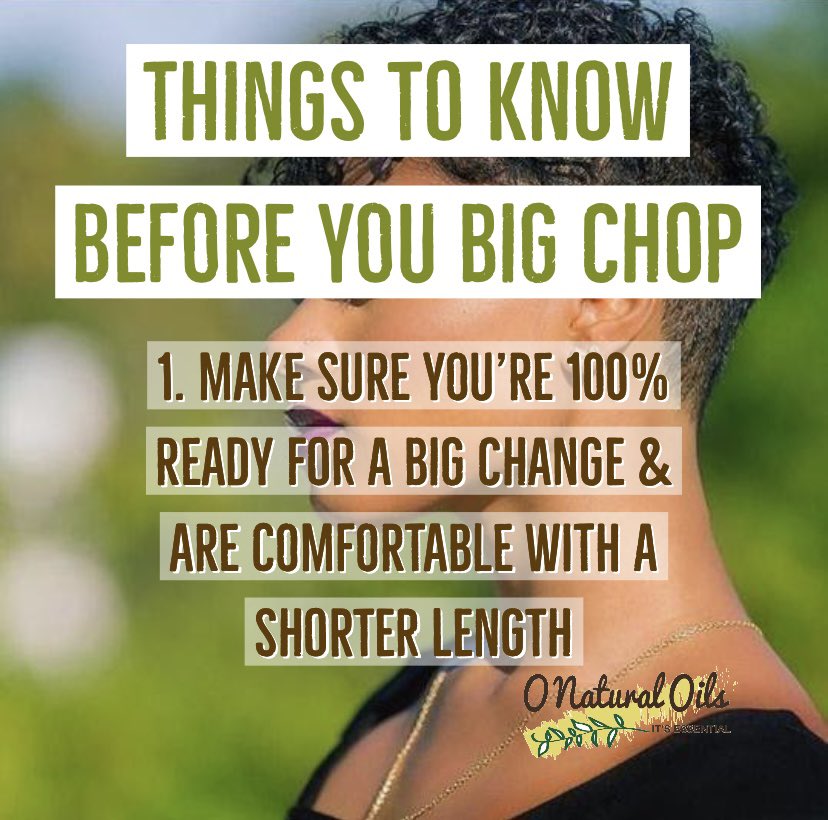 onaturaloils's tweet photo. Before you decide to big chop by yourself or if you go to a professional, here are some things to think about 💇‍♀️

#onaturaloils #bigchoptip #bigchophair #twastyles https://t.co/OUC7vXHrF8