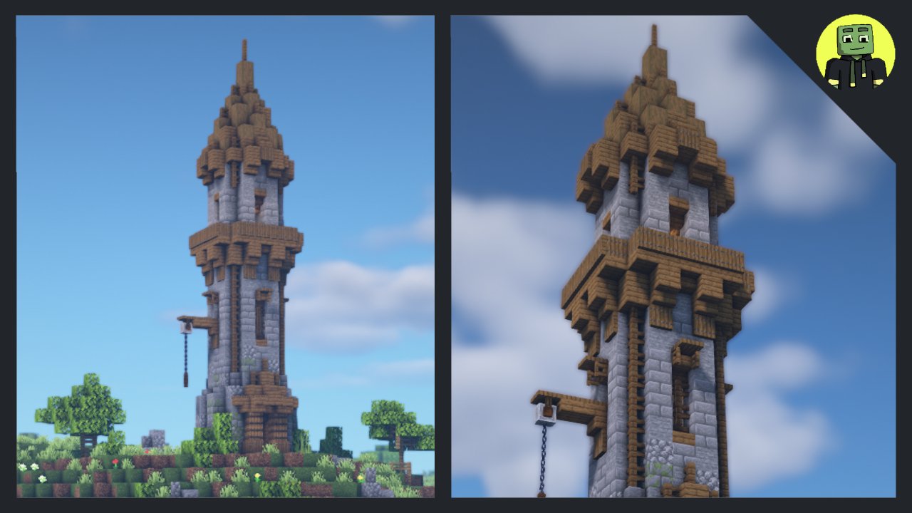 minecraft medieval watchtower