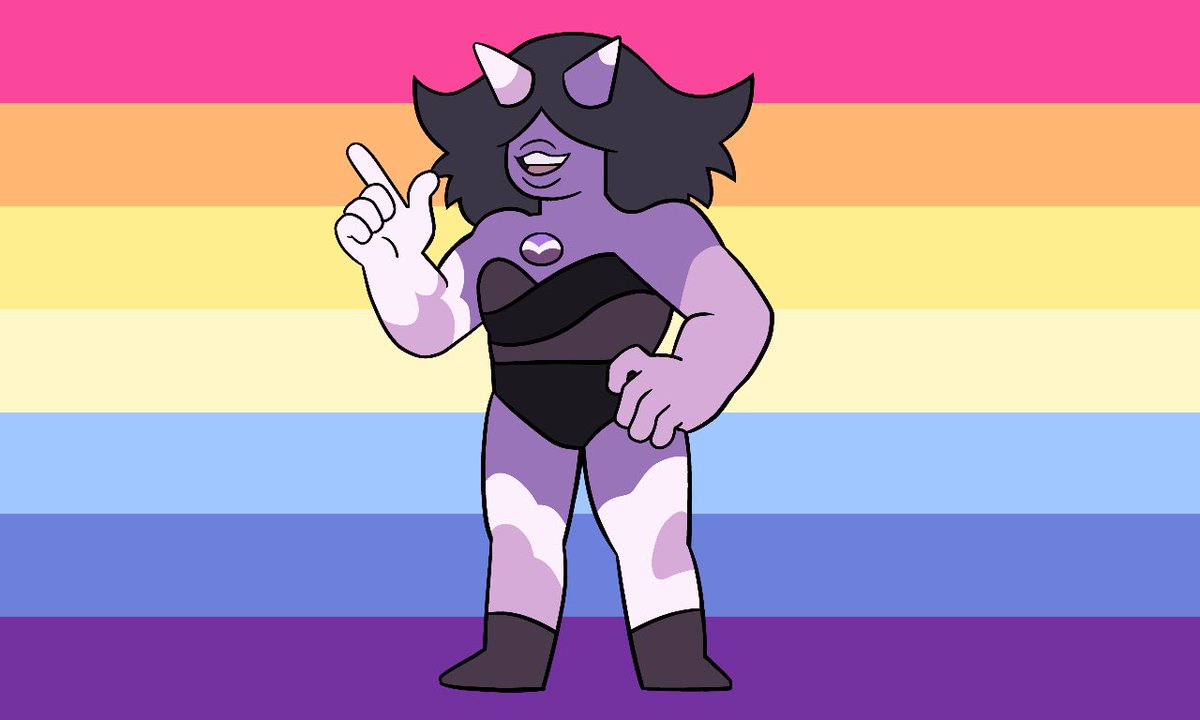 fav_nonbinary's tweet image. lace amethyst is a nonbinary lesbian who uses she/they/lace pronouns!!