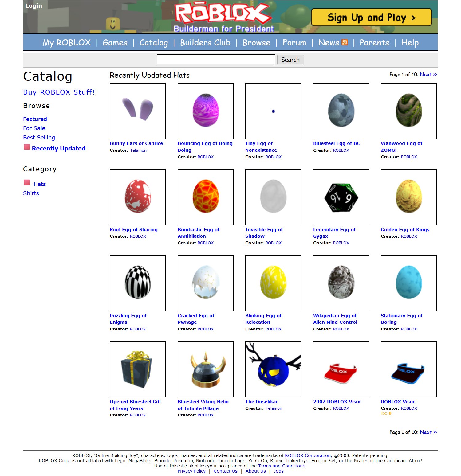 Ivy On Twitter Dude Did You Check The Recently Updated Section Of The Catalog Roblox Uploaded All These Cool Colorful Egg Hats I Hope They Re Put On Sale Soon Https T Co Ujl5uyoasz Twitter - how to upload a hat to roblox catalog