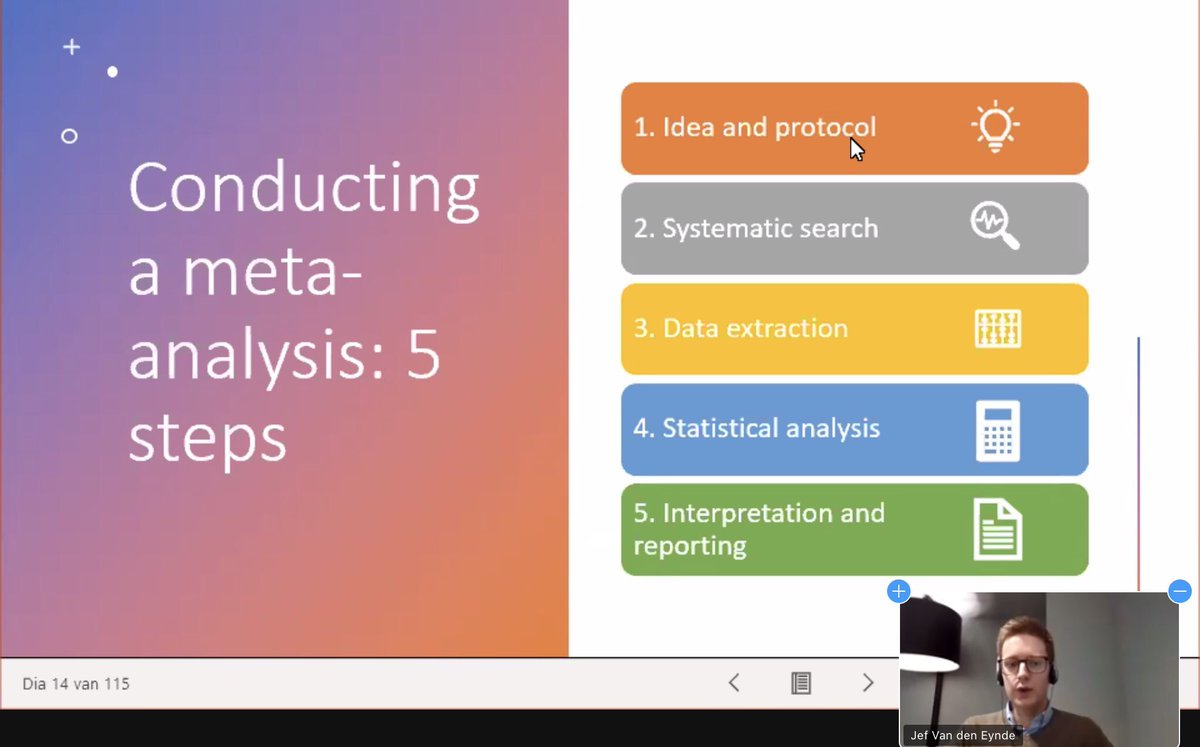 GrzegorzDrozdz's tweet image. An excellent, informative and extremely valuable Masterclass on Meta-Analysis by a well-known @JefVandenEynde
@HLA_int @johannmalawana @the_MRC @bellermedical @theasmr1 @pedrarabiee @kuriharan @MedResCol @MedicsAcademy @TheASMR1 @Shaque89_ #research #academicstudy @AArjomandiRad