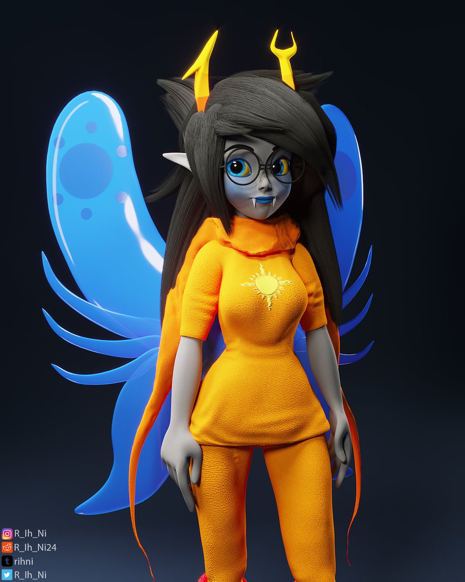 Jack_Of_Void's tweet photo. Vriska: Snap. 3D render by me.
✨✨✨✨✨
Hashtags:
#Homestuck #Vriska #Vriskaserket #vriskaserketfanart #fanart #godtier #3D #Zbrush #3dsmax #maya #digital3d #digitalart #animation #homestuckanimation #hs #hs2 #snap #vriskafanart #art https://t.co/cIZIyl2vDK