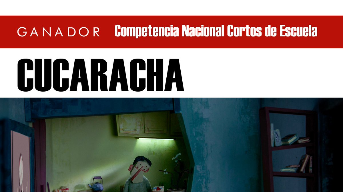 cosquinfilmfest's tweet photo. 🏆Ganador #FICIC10 - Cortos de Escuela - Cucaracha Dir. Agustín Touriño Argentina | 2020 | 14 minutos | Color | ATP | Animación| UNC Facultad de Artes

⏰ HOY a partir de las 16:30hs 
https://t.co/1lnFpbZizU https://t.co/kLFx0vrwyt