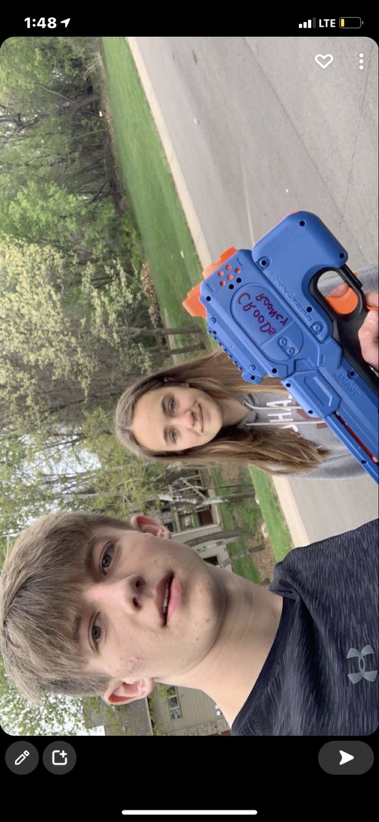 Luke73715002's tweet photo. @Andovernerfwar1 13th kill for the croods on brekkyn from the weather boys https://t.co/twBVq58bdV