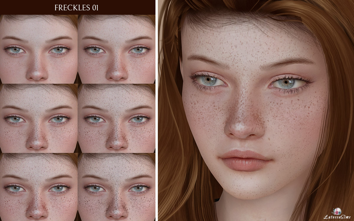 Freckles for female and male Download: lutessasims.com/2021/05/freckl… #sims4cc #ts4cc #thesims4cc