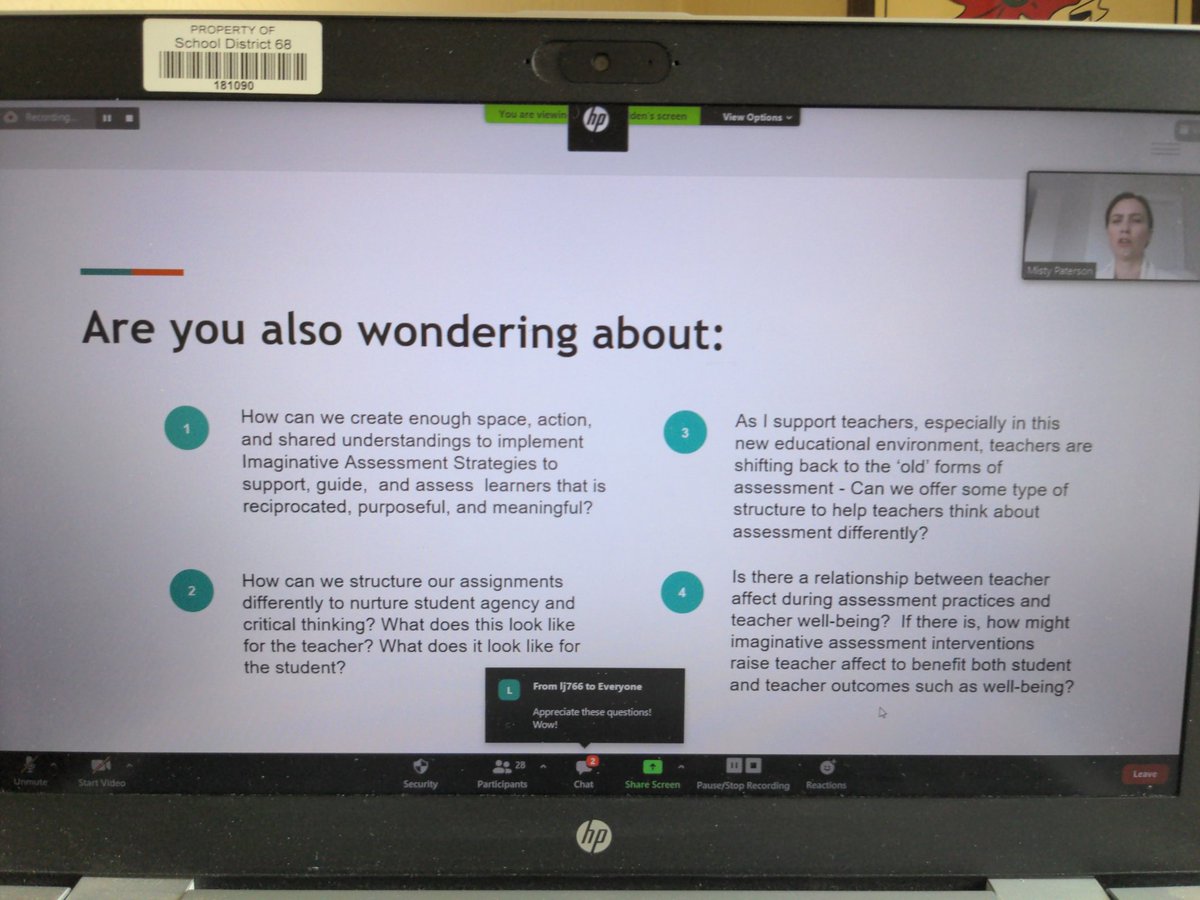 What great questions! #assessment2020 <a href="/CAFLNetwork/">CAFLN</a> <a href="/AACinfo/">Alberta Assessment Consortium</a>