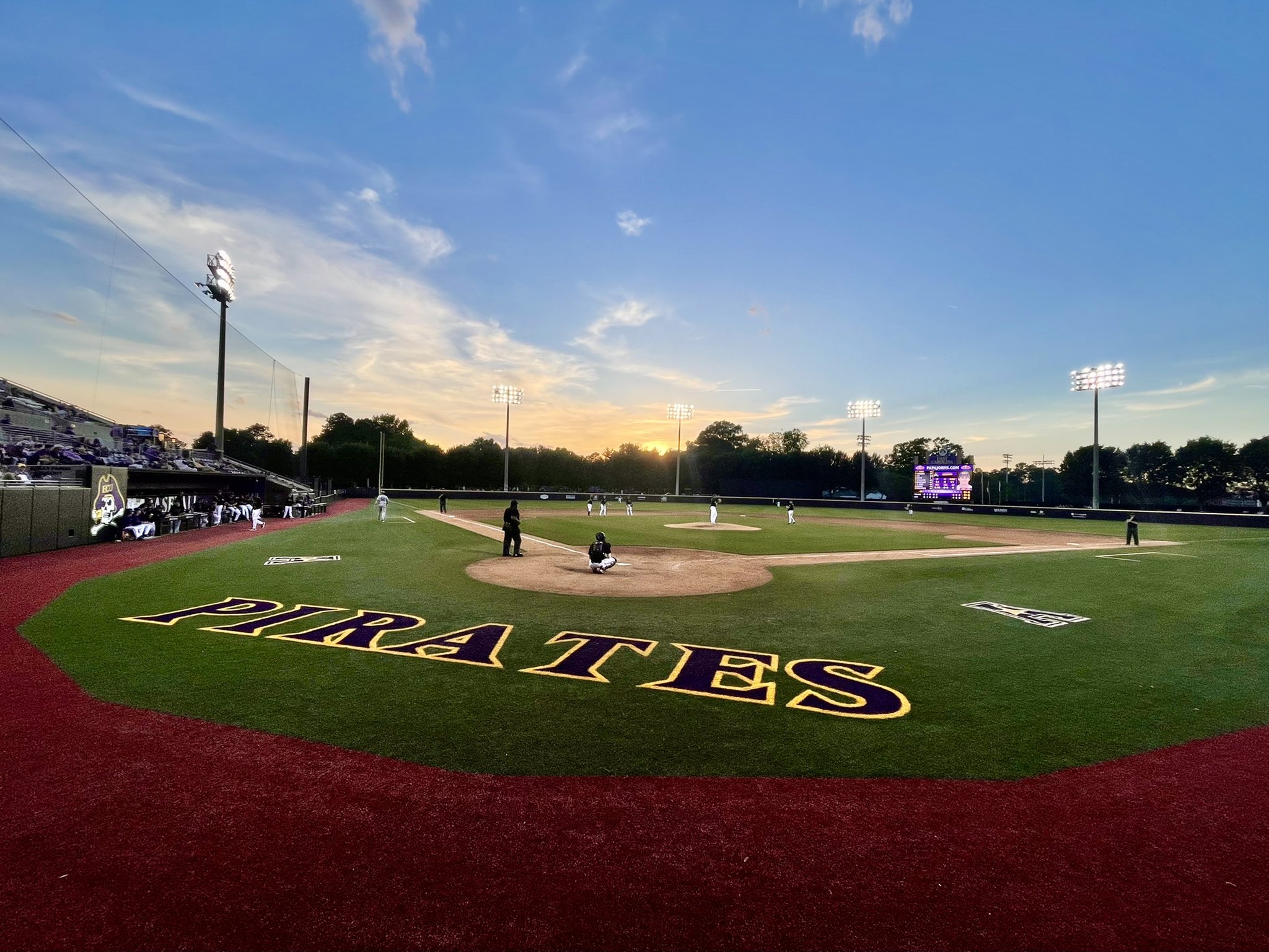 ECU Baseball on Twitter "Sunsets in ClarkLeClair >>> 🏴‍☠️ https//t