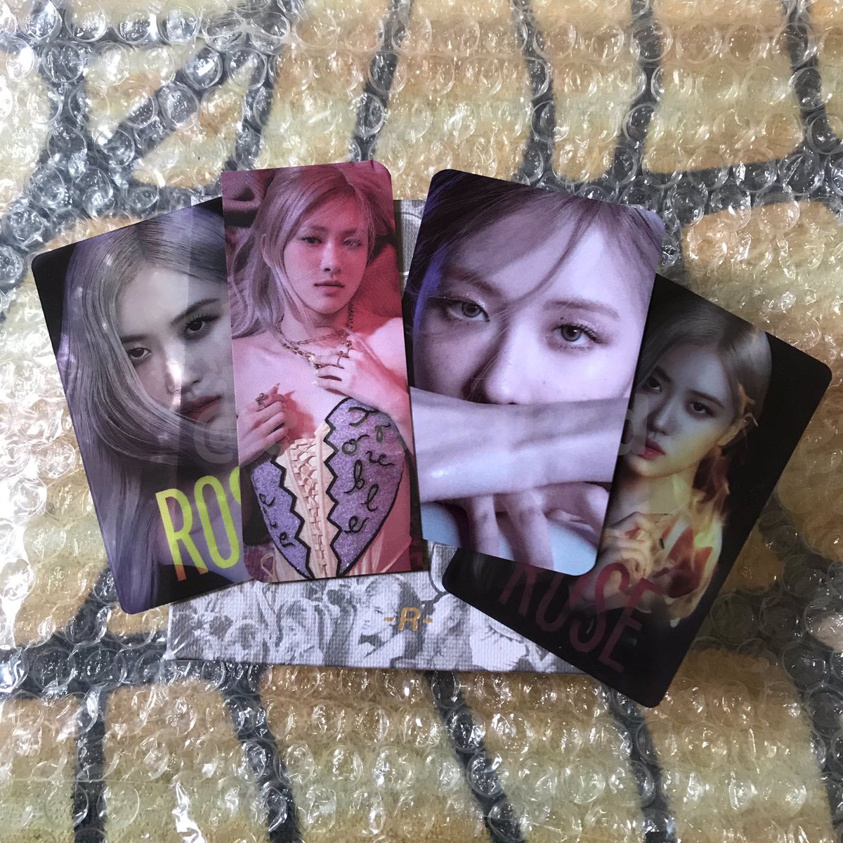 Rosé’s First Single Album -R- (Kit Album)Just look at how aesthetically pleasing this whole kit album is. The songs reflect Rosé as a person and I love that about her. Not to mention Rosé looks absolutely gorgeous here.