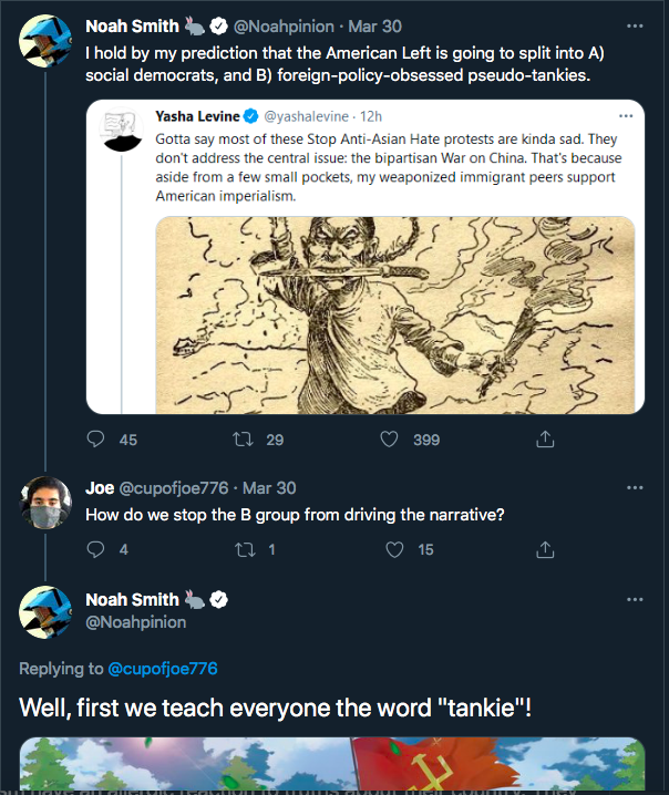 People are being actively trained to use "tankie" as a pejorative to protect imperialist narratives by MSM narrative managers.