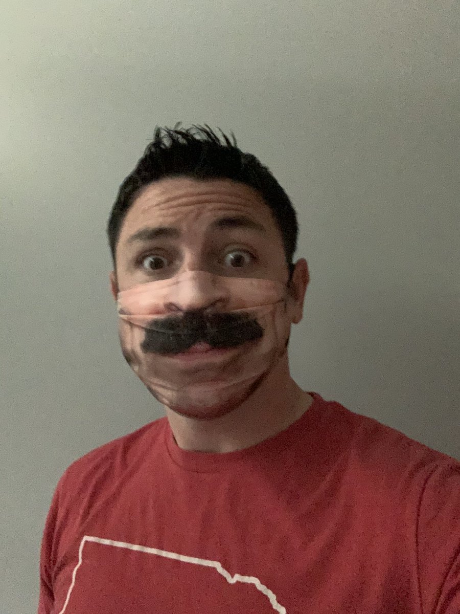 Mustaches 4 Kids in full effect, mask needed to help me out these first 2 weeks. Need 1 donation today to keep the streak going for at least a donation a day for this month! Total = $291 outta $1250 weekly goal #WhosGunnaBclutch #DoIt4theKids