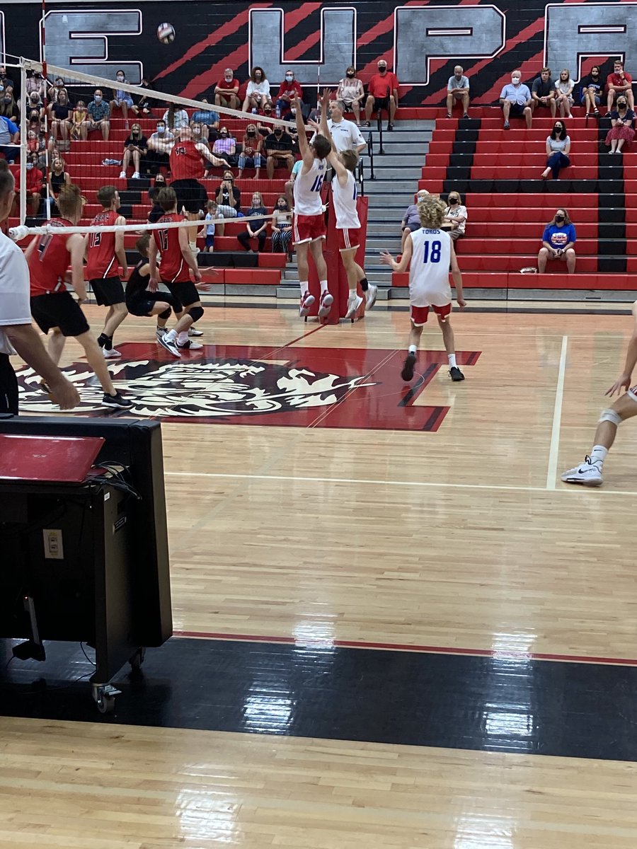 Toros take the third game 25-22. #campusofchampions