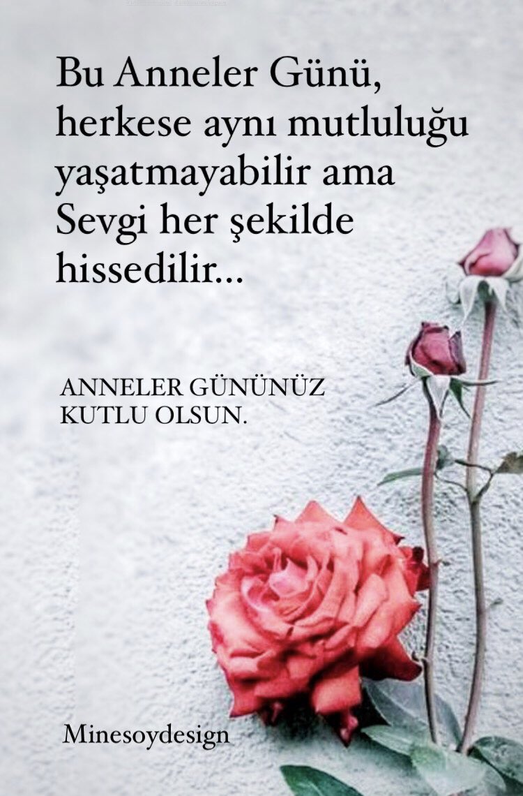 Bu Anneler Günü, herkese aynı mutluluğu yaşatmayabilir ama sevgi her şekilde hissedilir. Anneler Günü Kutlu Olsun #AnnelerGünü