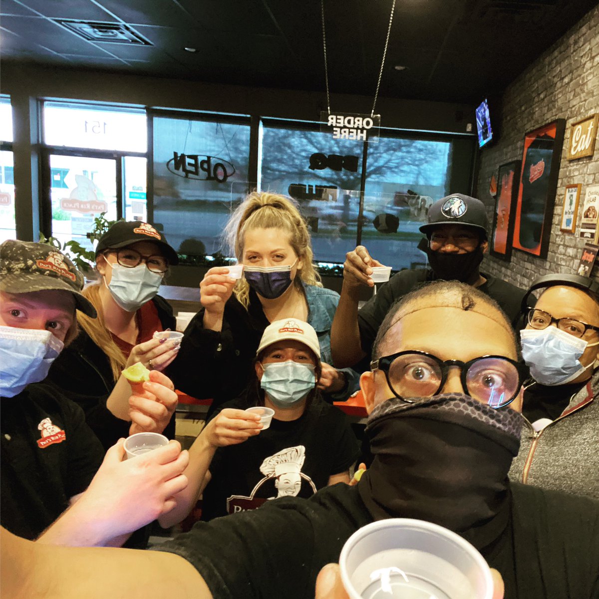 PATSRIB's tweet image. Patsribplace says goodbye to Katie for the summer with Tequila shots 🥃HAPPY SUMMER YOUNG LADY!!!