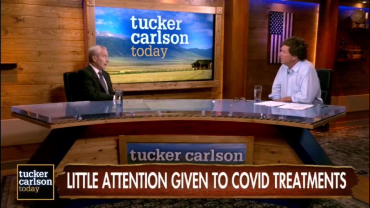 Tucker Carlson interview with Dr Peter A McCullough - Clips1/ Where Is The Focus on COVID Treatment? https://rumble.com/vgq8np-where-is-the-focus-on-covid-treatment.html2/ Why Is Early Treatment Being Surpressed? https://rumble.com/vgq95j-why-is-early-treatment-being-surpressed.html3/ What Medications Are Being Used in Early Treatment? https://rumble.com/vgq9m5-what-medications-are-being-used-in-early-treatment.html