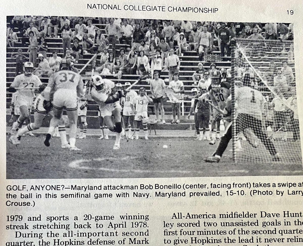 Lacrosse in Naples (@lacrossenaples) on Twitter photo With <a href="/TerpsMLax/">Maryland Men's Lacrosse</a> and <a href="/jhumenslacrosse/">JHU Men's Lacrosse</a> battling tonight for the <a href="/B1GLacrosse/">Big Ten Lacrosse</a> title, hereās photos from the 1979 <a href="/NCAALAX/">NCAA Lacrosse</a> championship. Theyāre from the 1980 Lacrosse Guide. Hopkins won 15-9. #lacrosse #terps #hopkins #bluejays <a href="/LaxBrand/">VintageLaxBrand</a> #govintage #lacrossehistory With <a href="/TerpsMLax/">Maryland Men's Lacrosse</a> and <a href="/jhumenslacrosse/">JHU Men's Lacrosse</a> battling tonight for the <a href="/B1GLacrosse/">Big Ten Lacrosse</a> title, hereās photos from the 1979 <a href="/NCAALAX/">NCAA Lacrosse</a> championship. Theyāre from the 1980 Lacrosse Guide. Hopkins won 15-9. #lacrosse #terps #hopkins #bluejays <a href="/LaxBrand/">VintageLaxBrand</a> #govintage #lacrossehistory