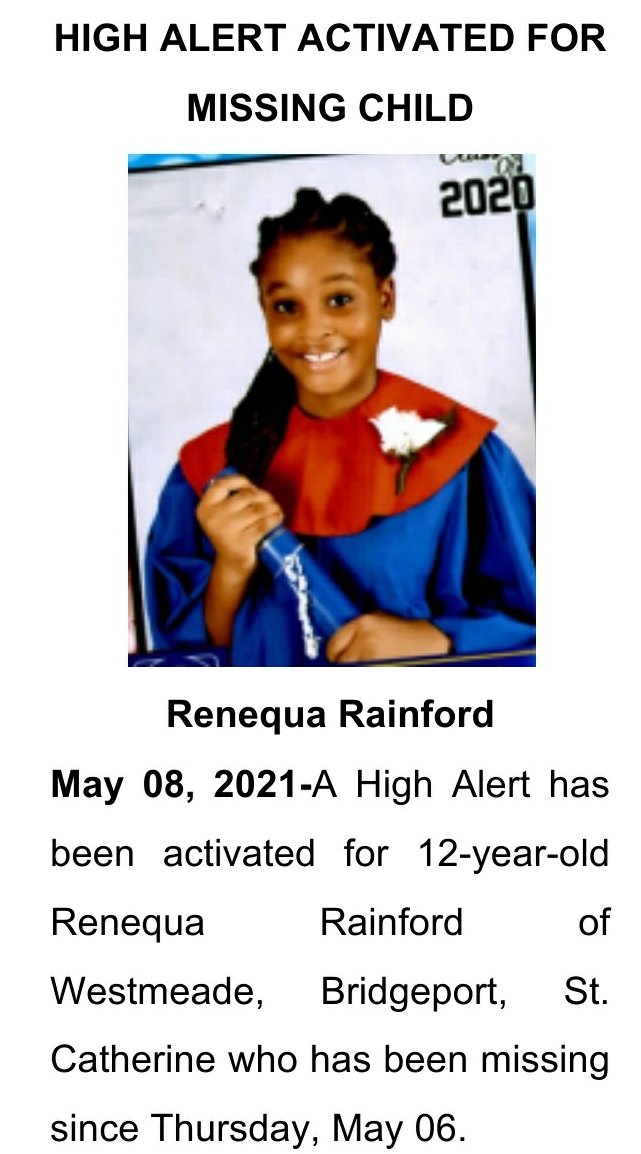 TyroneReids's tweet photo. Let's help get young Renequa back home safely.

She's just 12-years-old. https://t.co/aYYKN2fGoU