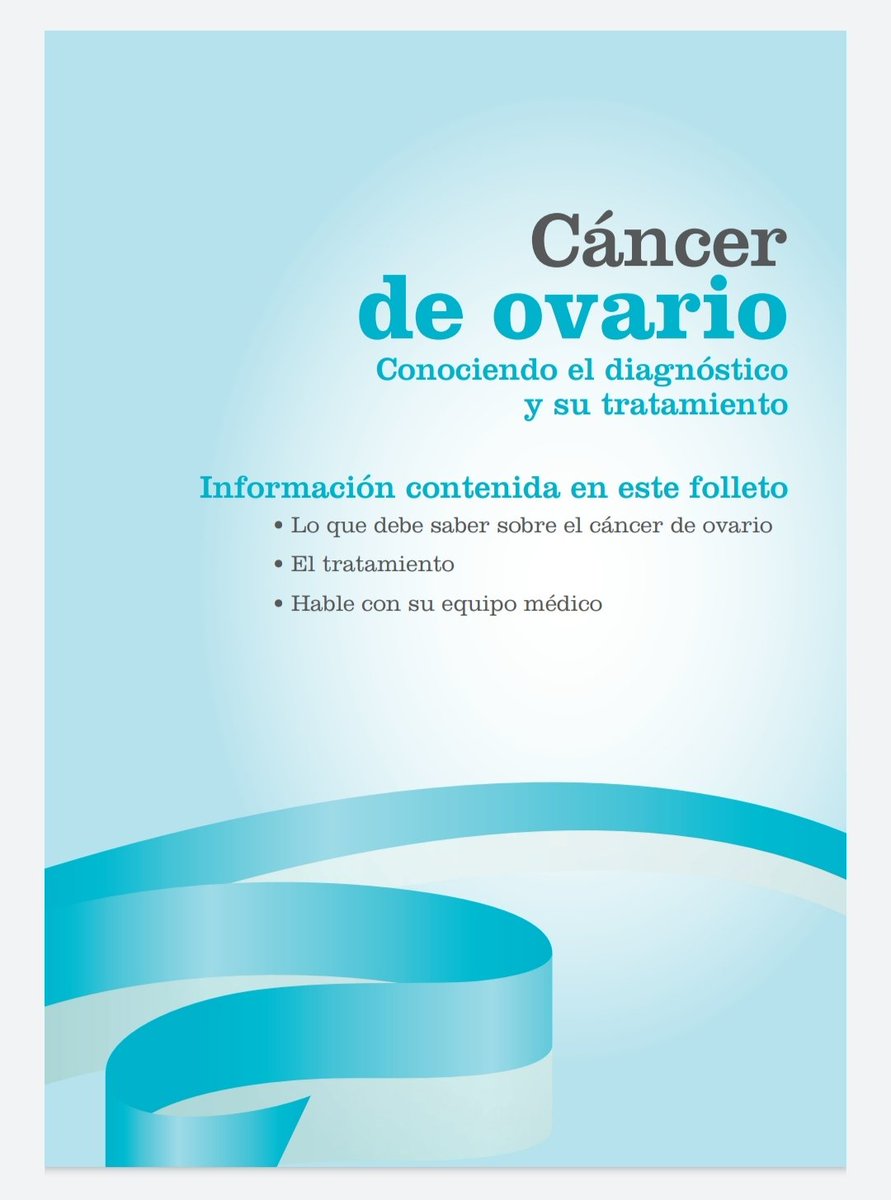 En el #diamundialdelcancerdeovario recordemos 
📘 'Cáncer de ovario. Conociendo el diagnóstico y su tratamiento' vía @_SEOM y @asociacionASACO
👉seom.org/seomcms/images… 
📸Gracias a @_SEOM y @asociacionASACO! 
@Baricorcho  @ffpaciente @escpacientes @AMOHasociacion @AOEXPlasencia