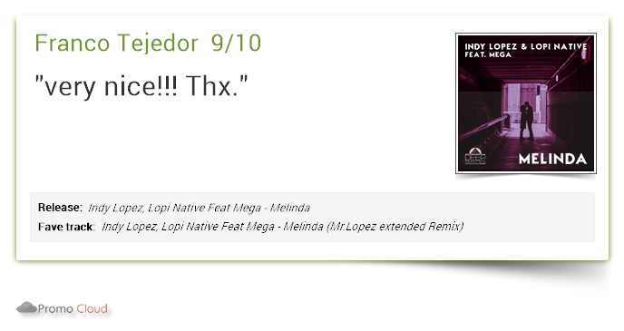 DeepRhymesMusic's tweet photo. Franco Tejedor supports: Indy Lopez, Lopi Native Feat Mega - Melinda 9/10 @lopi_native #newrelease https://t.co/QEaHlpCUnd   #soulful #amapiano @IndyLopez @traxsource #deepho https://t.co/UzgwX9TFNT